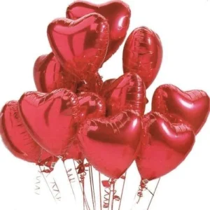 Send Heart Shape Foil Baloons