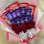 Send Imported Roses With Chocolate