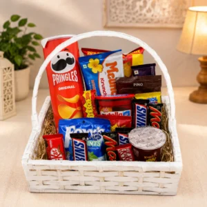 Large Chocolates And Cookies Basket Giftinday