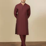 Send MAROON COTTON UNSTITCHED BY J.