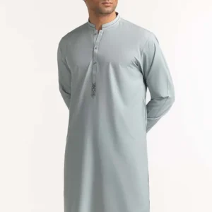 Send Powder Blue Embroidered Kurta Shalwar By GulAhmed