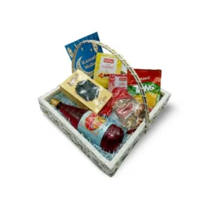 Send Product Info: Ramadan Basket : 1 Roh Afza Bottle Dates 500gm Box Half Kg Dry Fruit Rafan Custer ed  Box Rafan Jelly Box 1 Tang Pouch For Jug