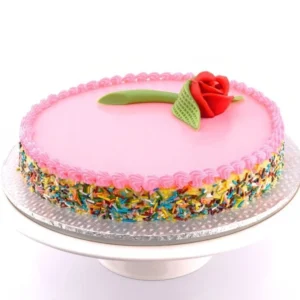 SEND STRAWBERRY HARD ICING CAKE