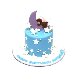 Star And Moon Theme Cake