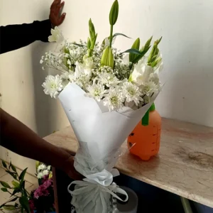 Send White Shaded Bouquet