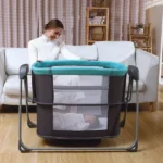 Mastela 4in1 Multi Functional Bassinet – Grey Sea Green