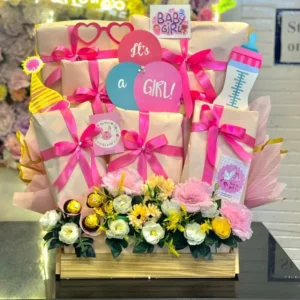 Buy its a girl baskets online at best Prices-Giftinday