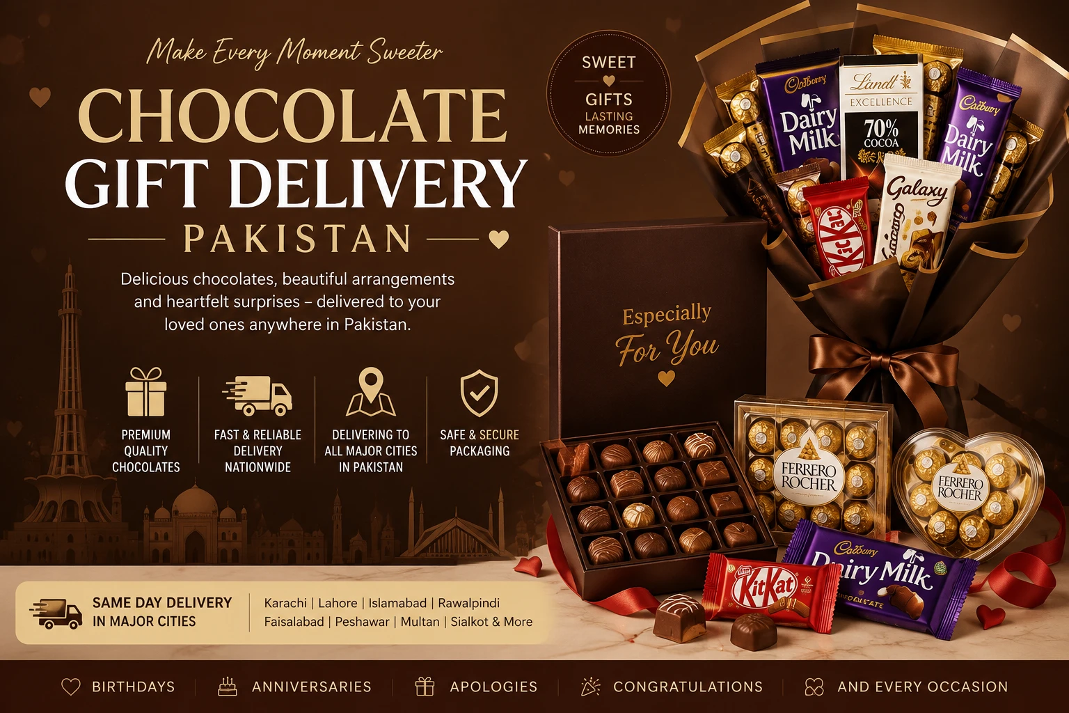 Chocolate Gift Delivery Pakistan