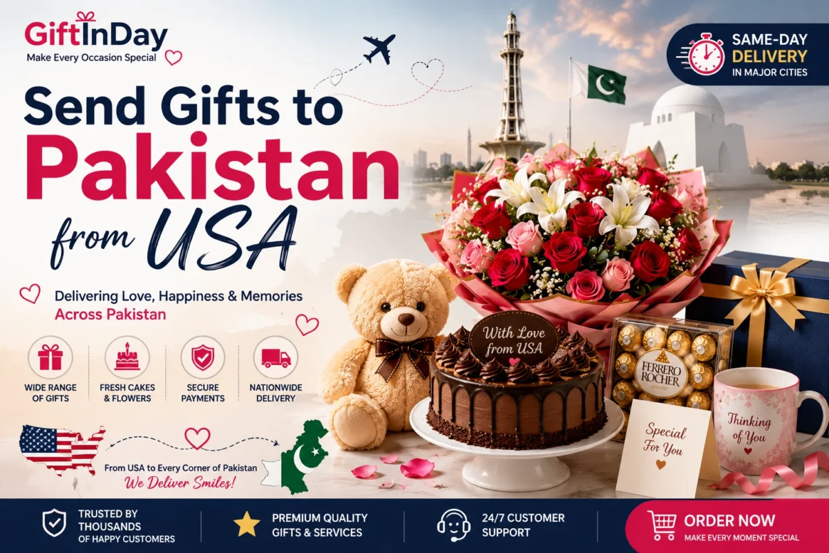 How to Send Gifts to Pakistan from USA