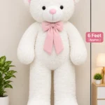 White Teddy Bear – 6 Feet