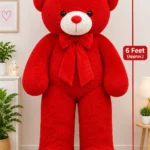 6 Feet Red Teddy Bear | Giant Red Teddy Bear Pakistan