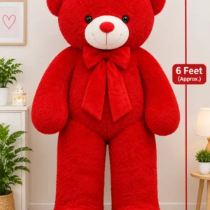 6 Feet Red Teddy Bear | Giant Red Teddy Bear Pakistan
