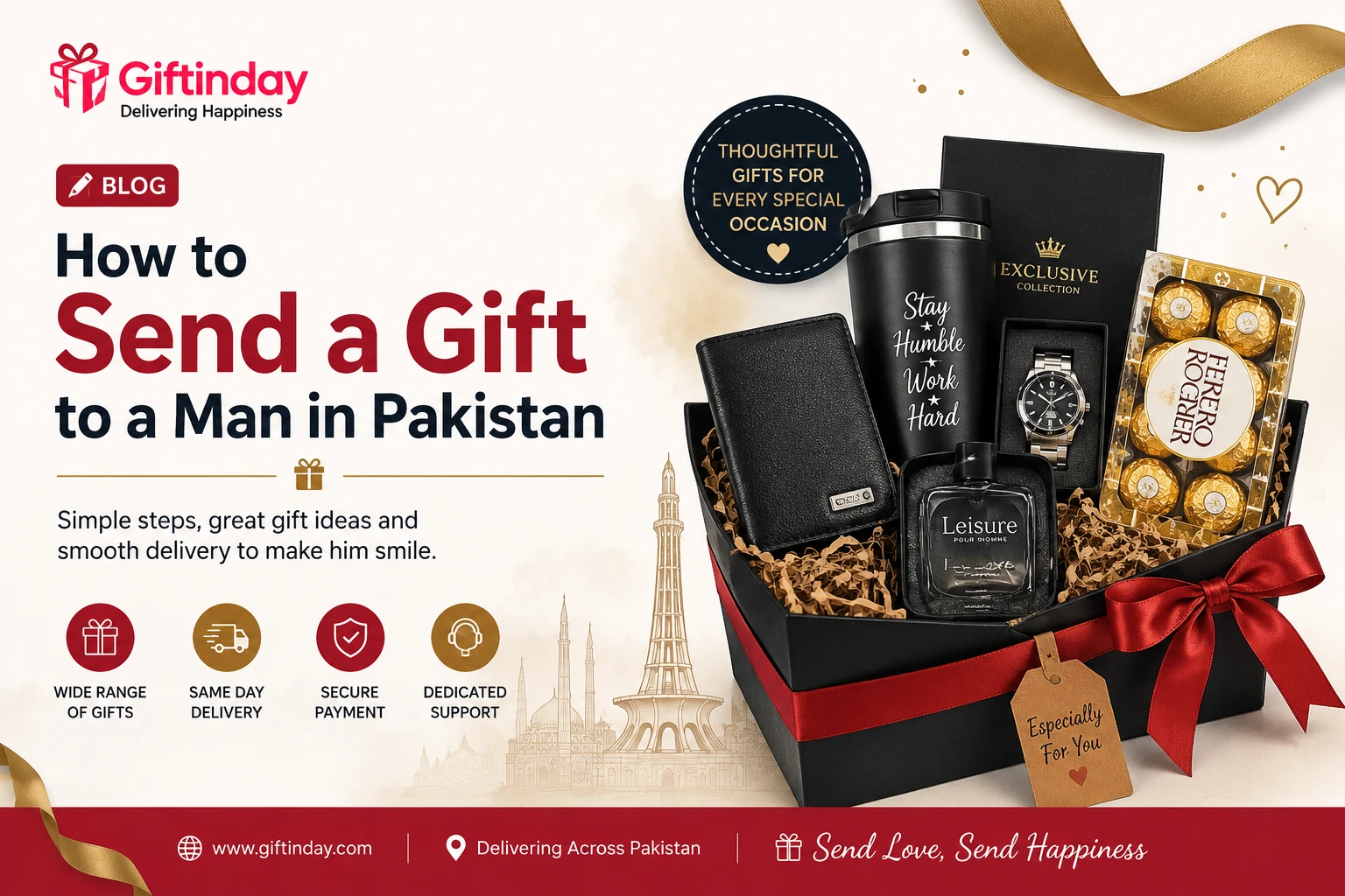 How to Send a Gift to a Man in Pakistan