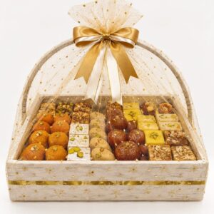 5 kg mix mithai in can basket